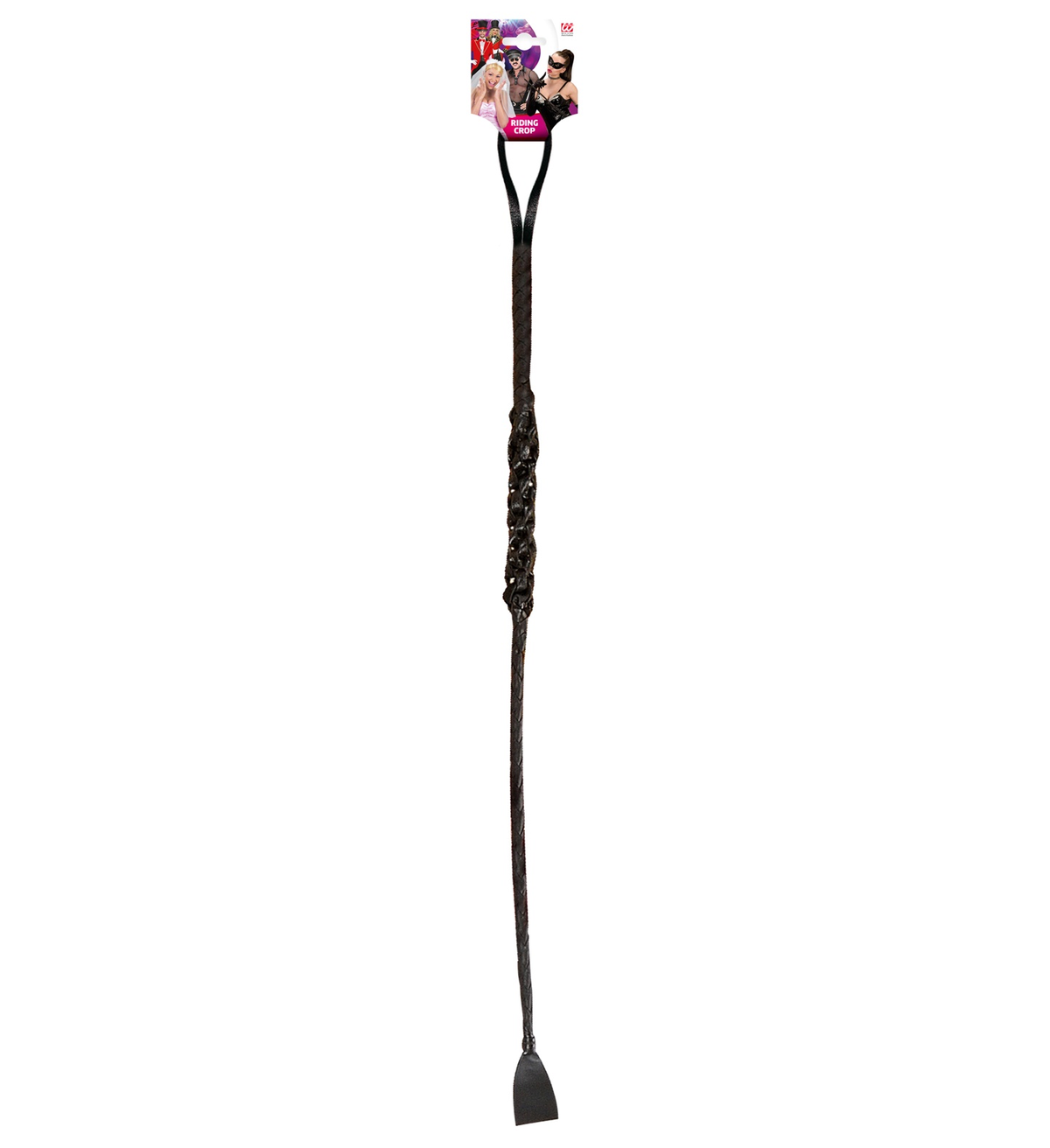 Frustino in Similpelle 60 CM Accessorio Scenico Travestimenti Carnevale Cosplay - 8498s