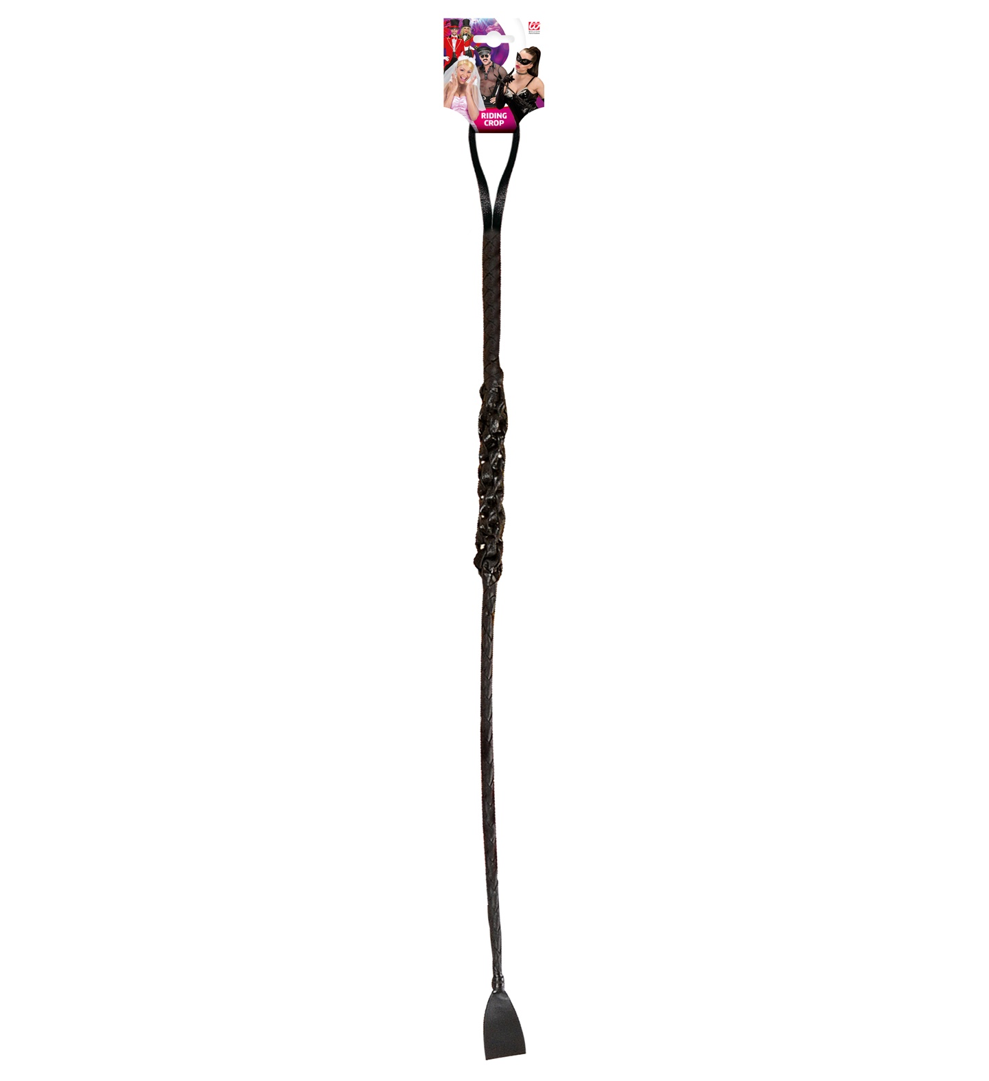 Frustino in Similpelle 60 CM Accessorio Scenico Travestimenti Carnevale Cosplay - 8498s