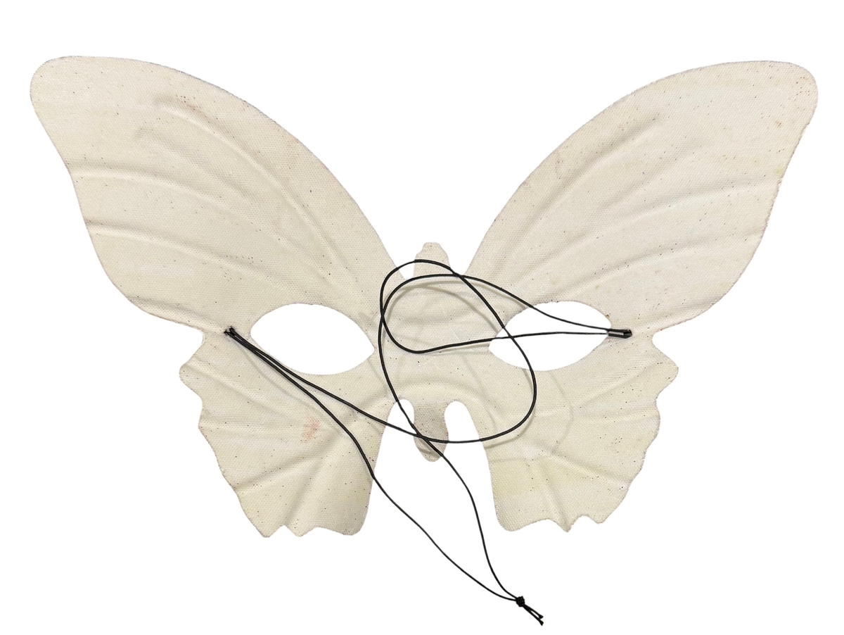 Maschera Domino Farfalla Viola Accessorio Travestimento Carnevale Cosplay Feste a Tema - 6448f/v