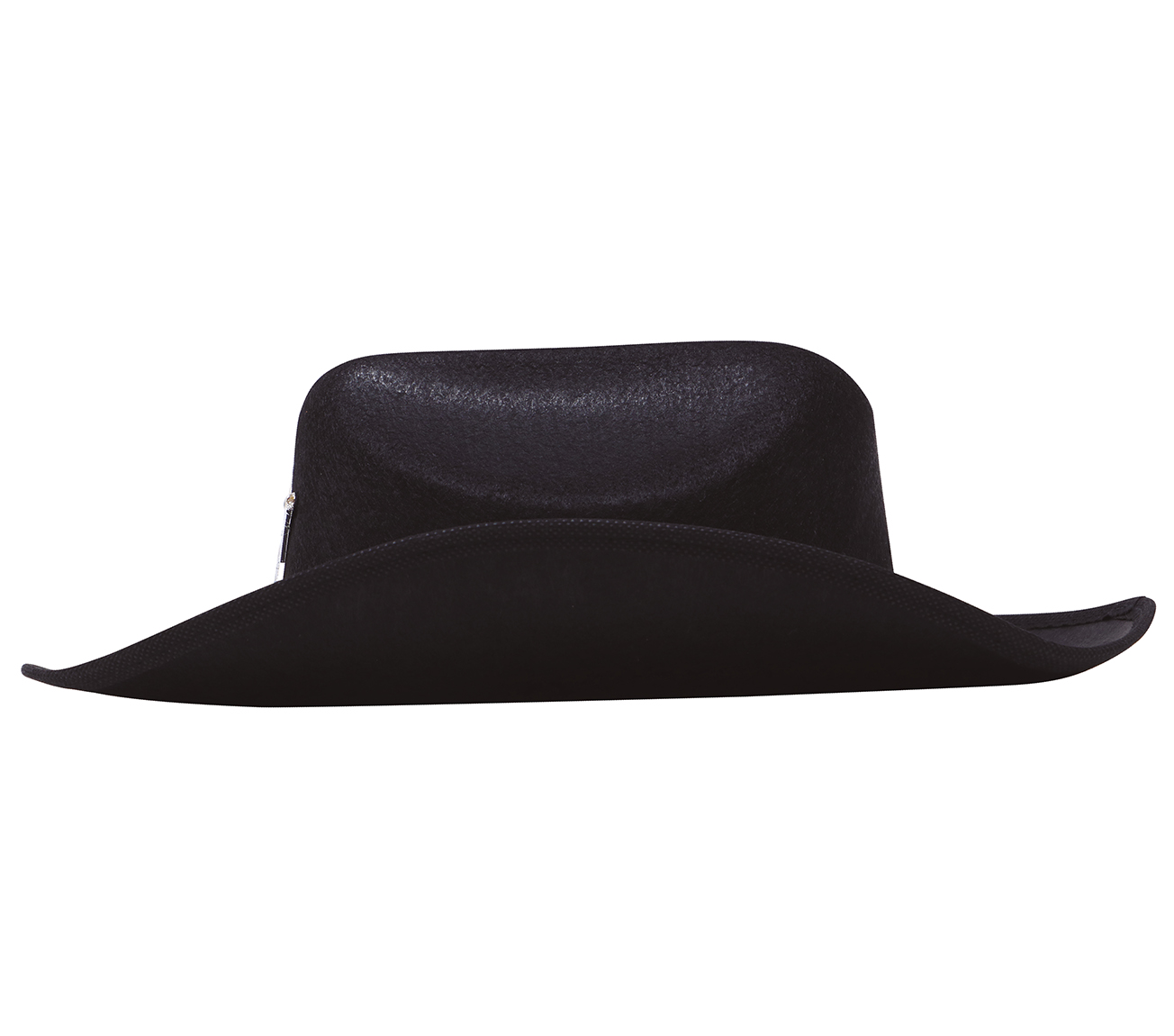 Cappello Nero da Sceriffo Accessorio Western Travestimento Carnevale Feste in Maschera - 13563