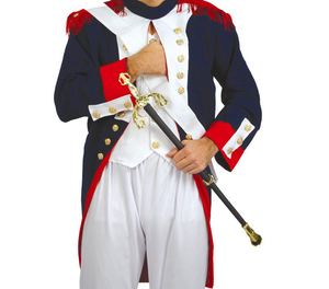 Spada Nobile con Fodero Decorato 72 CM Accessorio Travestimento Cosplay Carnevale - 16140