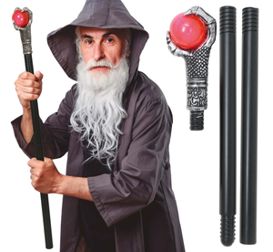 Bastone Artiglio con Sfera Smontabile 78 CM Accessorio Travestimento Carnevale Cosplay - 16483