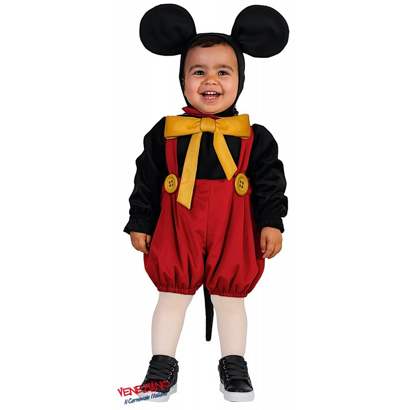 Vestito Carnevale Piccolo Topolino Costume Travestimento Bambino-28138