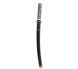 Spada Giapponese con Fodero 73 CM Accessorio Travestimento Cosplay Carnevale Ninja - 18349