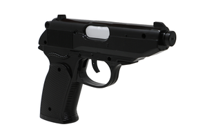 Pistola Giocattolo con Silenziatore 25 CM Accessorio Travestimento Carnevale Cosplay Feste in Maschera - 27025