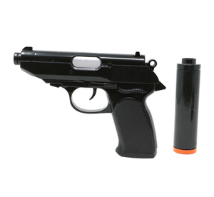 Pistola Giocattolo con Silenziatore 25 CM Accessorio Travestimento Carnevale Cosplay Feste in Maschera - 27025