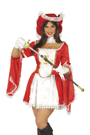Spada Moschettiere Fioretto 62 CM Accessorio Travestimento Carnevale Cosplay Feste in Maschera - 16454