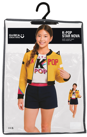 Costume K-Pop Star Nova Travestimento Carnevale Cosplay Rumi Huntrix Cacciatrice - 7879