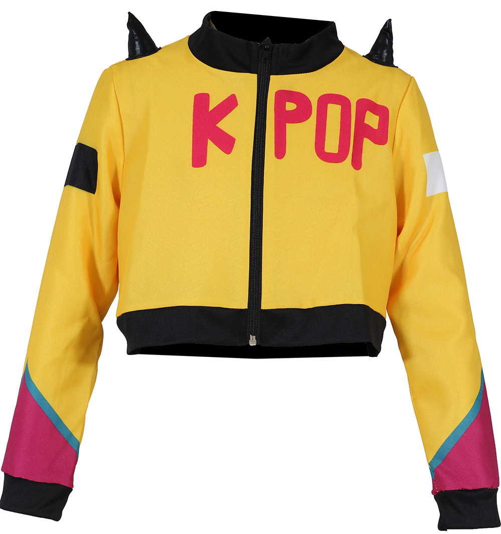 Costume K-Pop Star Nova Travestimento Carnevale Cosplay Rumi Huntrix Cacciatrice - 7879