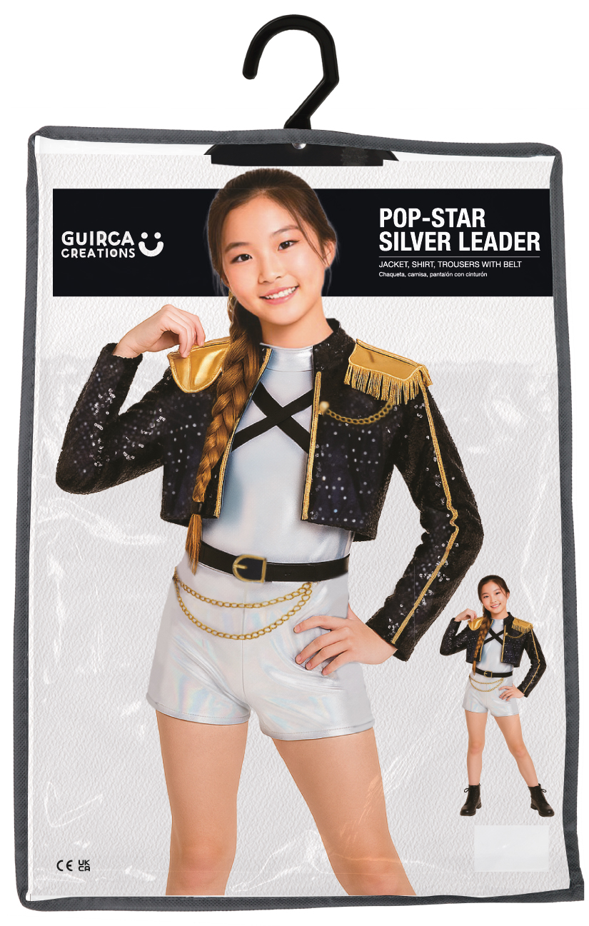 Costume K-Pop Star Silver Leader Travestimento Carnevale Cosplay Rumi Huntrix Idol Golden - 7878