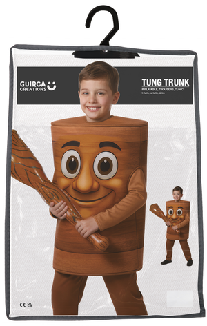Costume Tung Trunk Uomo-Legno Travestimento Carnevale Cosplay Brainrot - 7880