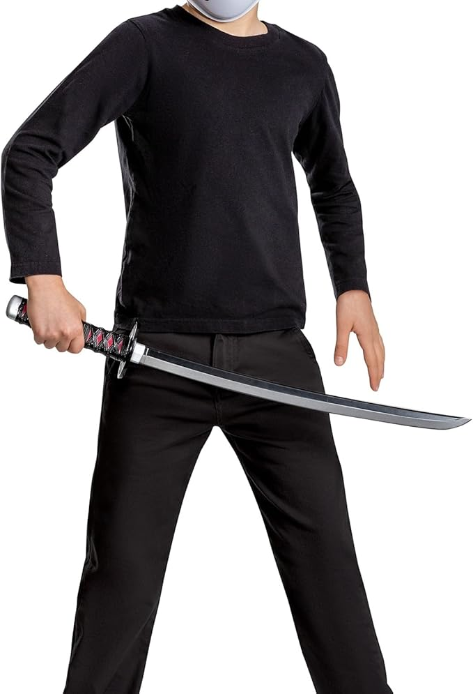 Spada Tanjiro Demon Slayer Katana 66 CM in Polietilene Accessorio Travestimento Carnevale Cosplay - 197999-20l