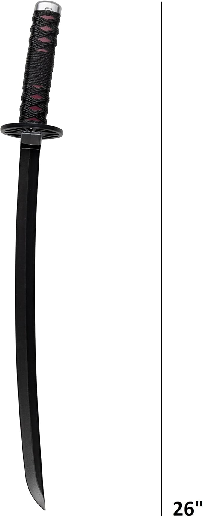 Spada Tanjiro Demon Slayer Katana 66 CM in Polietilene Accessorio Travestimento Carnevale Cosplay - 197999-20l