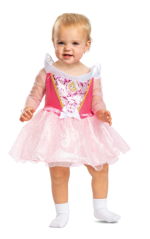 Costume Aurora la Bella Addormentata Nel Bosco DISNEY Baby Travestimento Carnevale Vestito Festa in Maschera - 129649