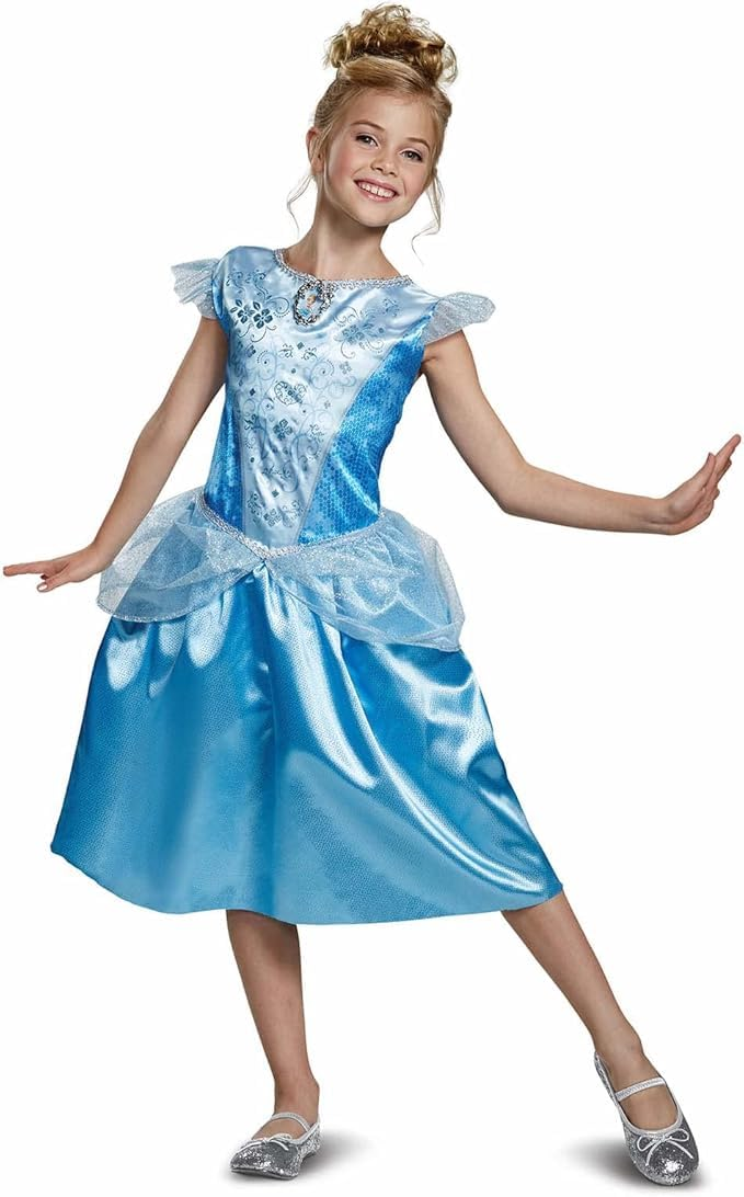 Costume Cenerentola Principesse DISNEY Vestito Travestimento Festa Carnevale in Maschera - 140499