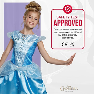 Costume Cenerentola Principesse DISNEY Vestito Travestimento Festa Carnevale in Maschera - 140499