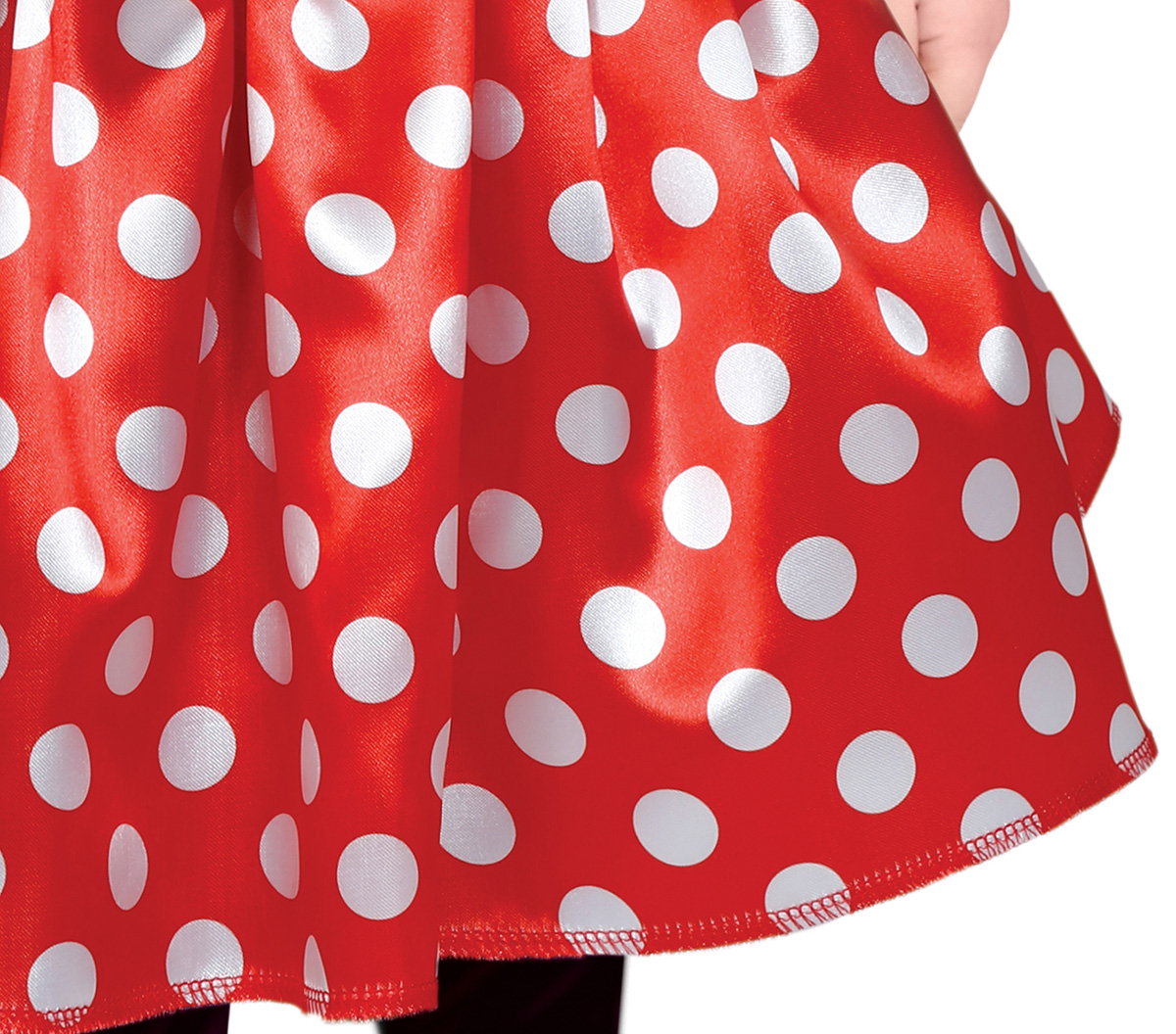 Costume Topolina Abito e Cerchietto con Orecchie Travestimento Minnie Carnevale - 8205