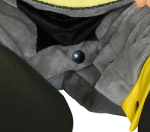 Costume Eroe Notturno Tuta con Cappuccio Travestimento Carnevale Cosplay Batman - 8206