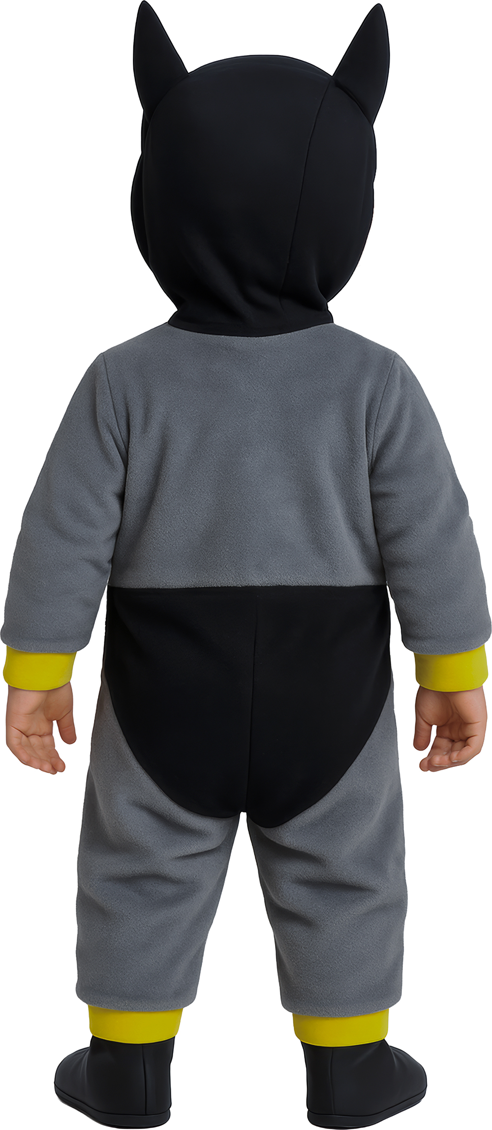 Costume Eroe Notturno Tuta con Cappuccio Travestimento Carnevale Cosplay Batman - 8206