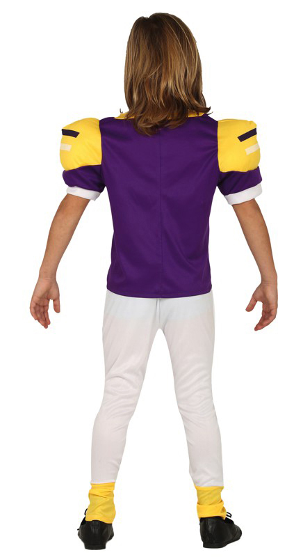 Costume Giocatore di Rugby Travestimento Football Americano Carnevale Cosplay Feste in Maschera - 8357