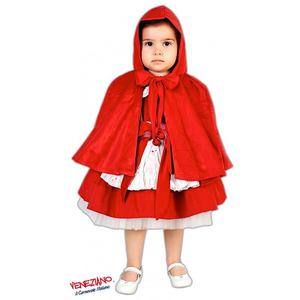 Vestito Carnevale Cappuccetto Rosso Prestige Costume Travestimento Bambina - 28140