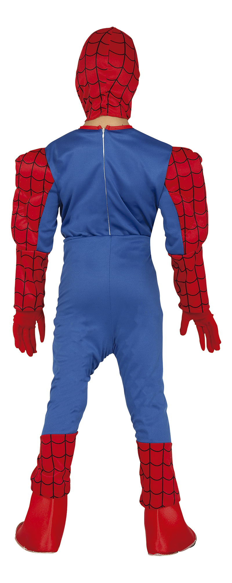 Costume Supereroe Muscoloso Travestimento Carnevale Cosplay Spiderman Feste in Maschera - 8358