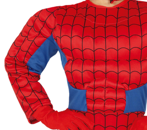 Costume Supereroe Muscoloso Travestimento Carnevale Cosplay Spiderman Feste in Maschera - 8358
