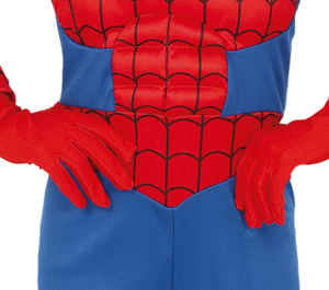Costume Supereroe Muscoloso Travestimento Carnevale Cosplay Spiderman Feste in Maschera - 8358