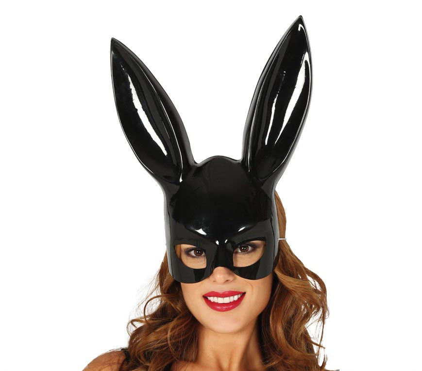 Maschera Coniglietta Sexy Accessorio Donna Travestimento Carnevale Cosplay Feste in Maschera - 2893
