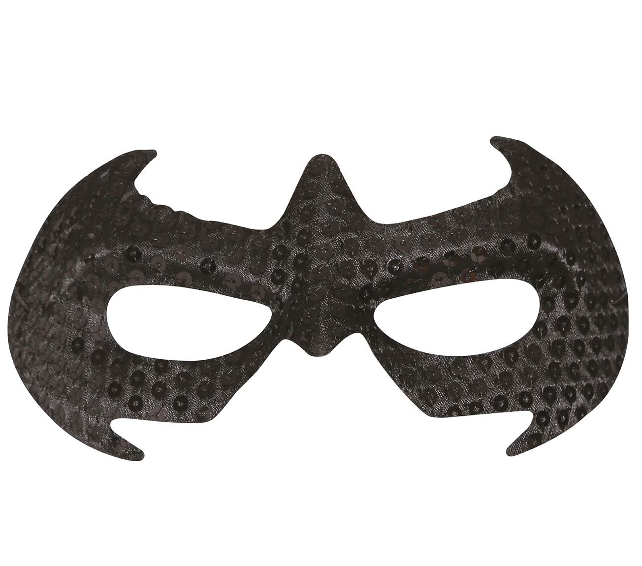 Mascherina Nera Supereroe Donna Accessorio Travestimento Carnevale Feste a Tema - 12935