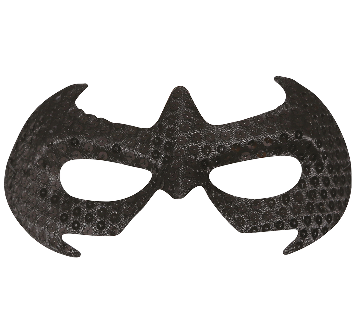 Mascherina Nera Supereroe Donna Accessorio Travestimento Carnevale Feste a Tema - 12935