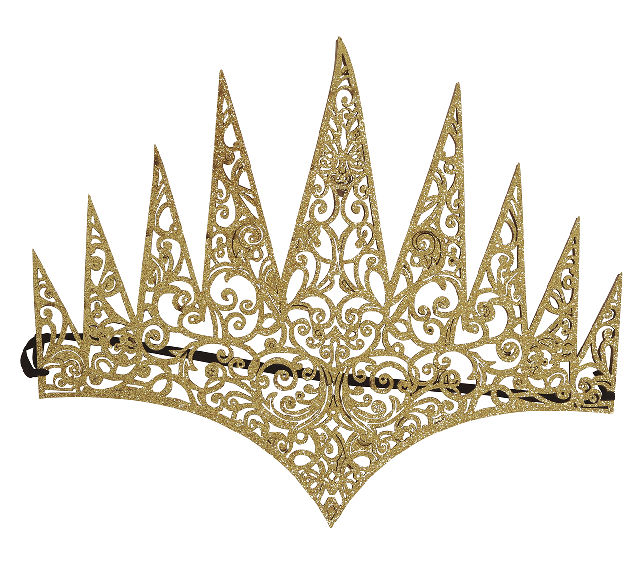 Tiara Regina Oro Accessorio Travestimento Carnevale Festa in Maschera Cosplay - 17411