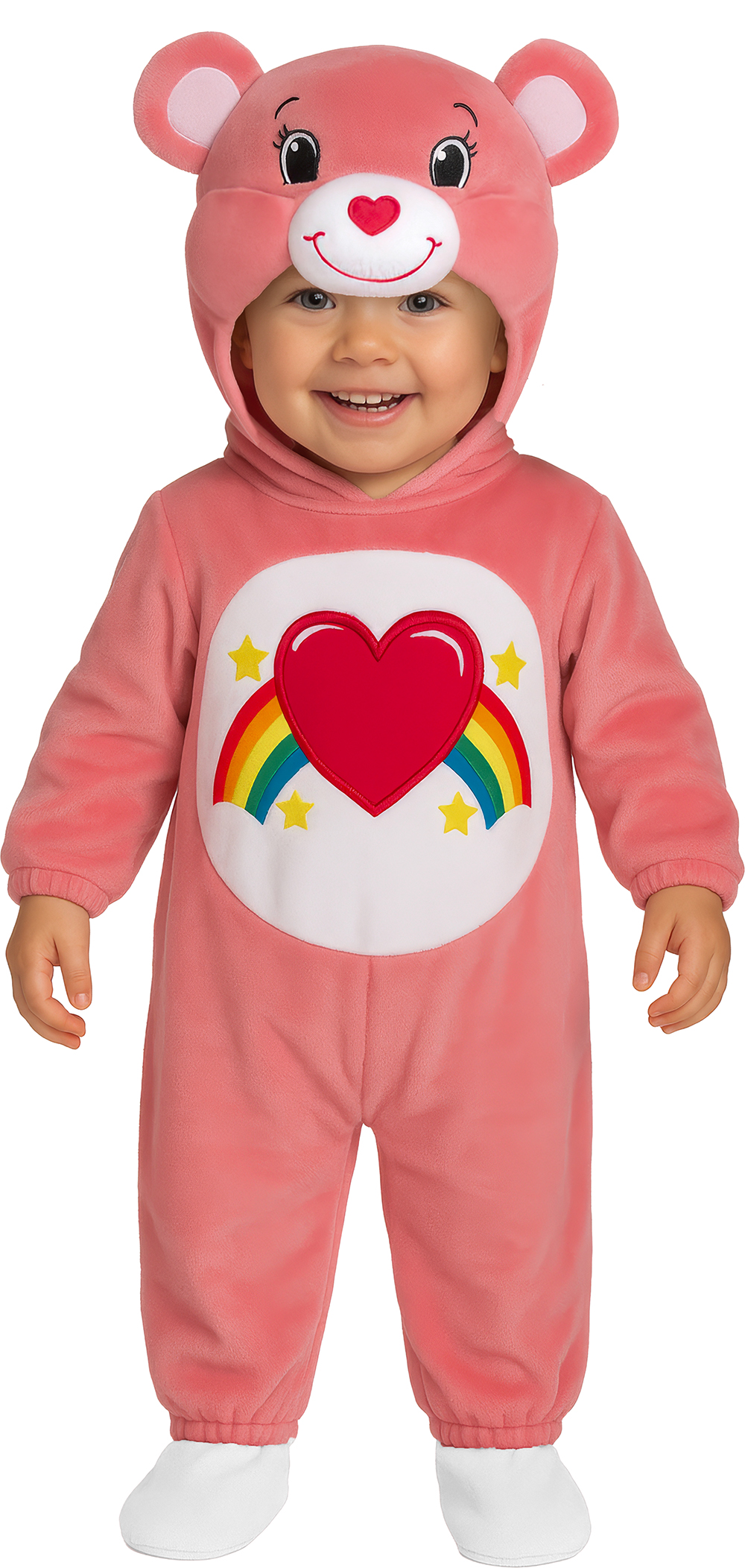 Costume Orsetto Arcobaleno Tuta con Cappuccio Travestimento Carnevale Feste in Maschera - 7607