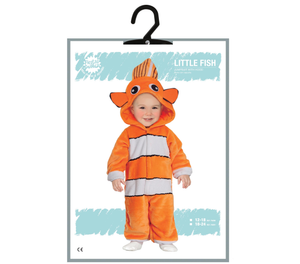 Costume Pesce Pagliaccio Tuta con Cappuccio Travestimento Carnevale Feste in Maschera Cosplay Nemo - 7609