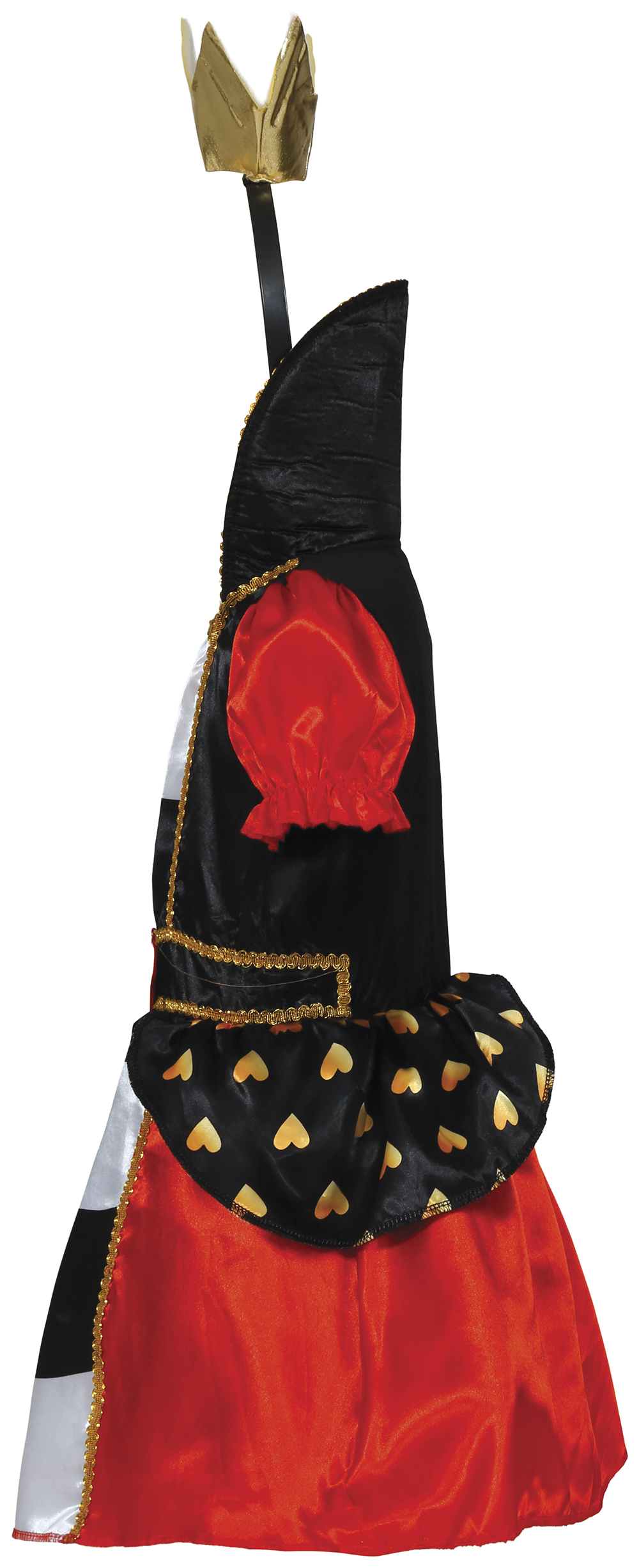 Costume Regina di Cuori Baby Abito e Cerchietto Travestimento Carnevale Feste in Maschera - 7616