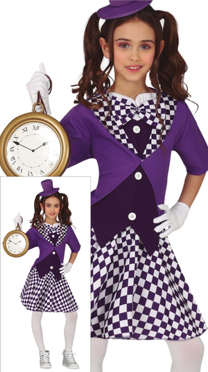 Costume Cappellaia Matta Travestimento Carnevale Cosplay Feste in Maschera - 7718