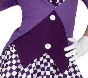 Costume Cappellaia Matta Travestimento Carnevale Cosplay Feste in Maschera - 7718