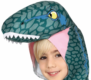 Costume Velociraptor Travestimento da Dinosauro Carnevale Cosplay Feste in Maschera - 7742