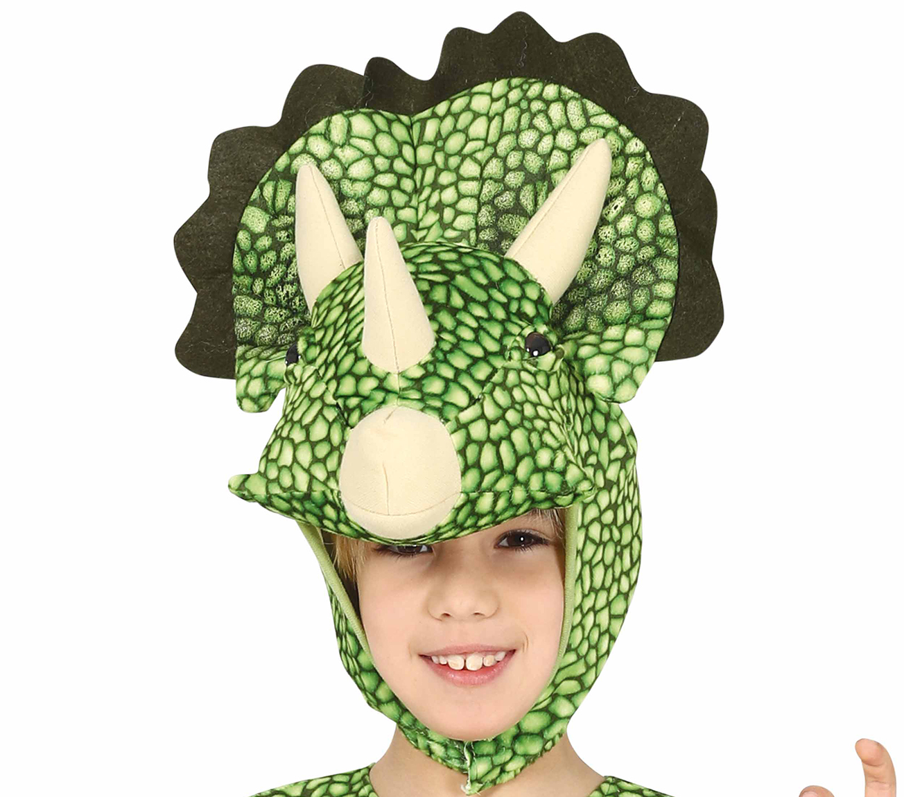 Costume Triceratopo Travestimento da Dinosauro Carnevale Cosplay Feste in Maschera - 7745