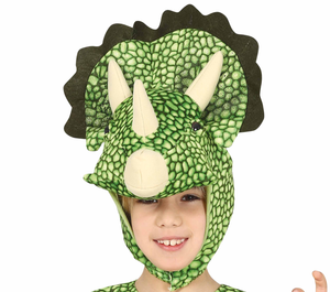 Costume Triceratopo Travestimento da Dinosauro Carnevale Cosplay Feste in Maschera - 7745
