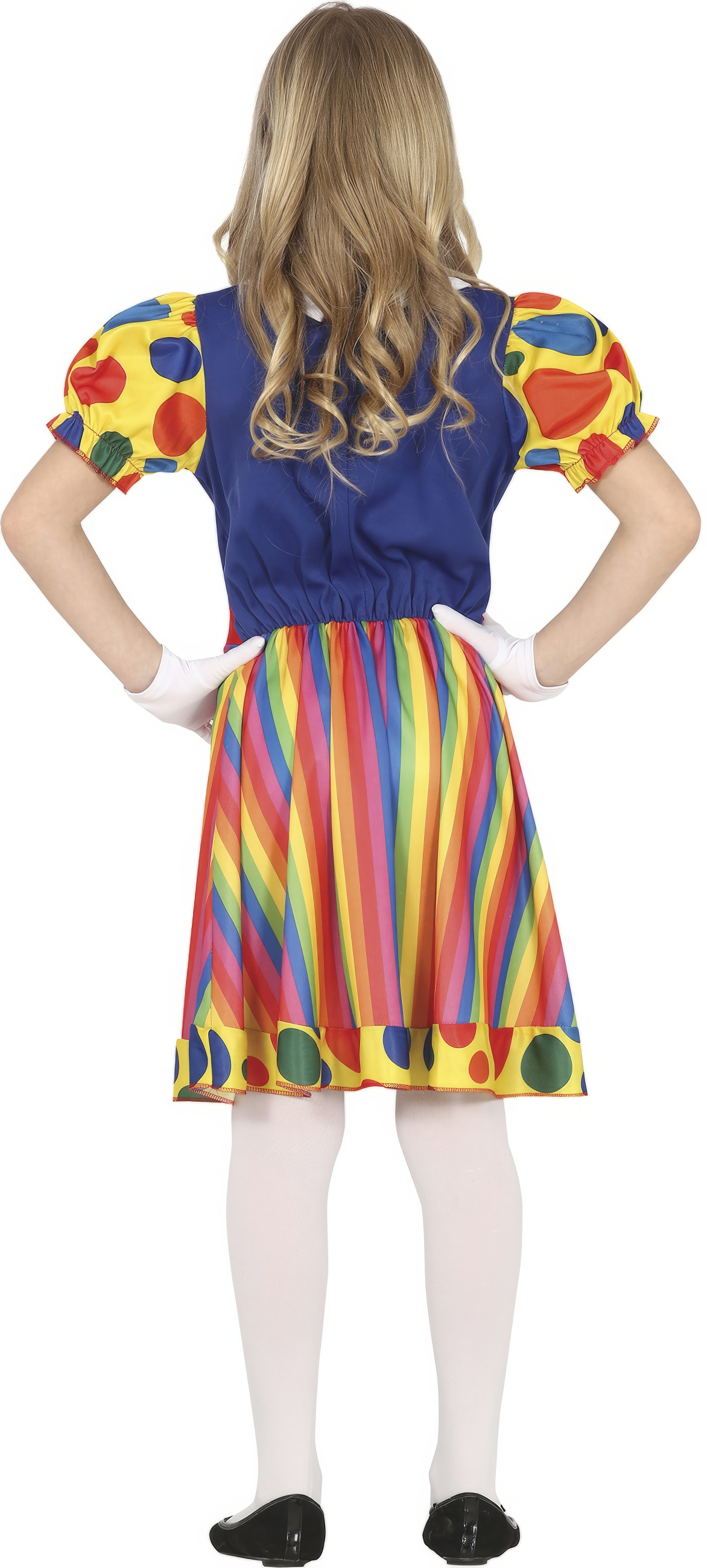 Costume Clown Abito Travestimento da Pagliaccio Carnevale Cosplay Feste in Maschera - 7750