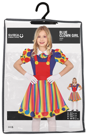 Costume Clown Abito Travestimento da Pagliaccio Carnevale Cosplay Feste in Maschera - 7750