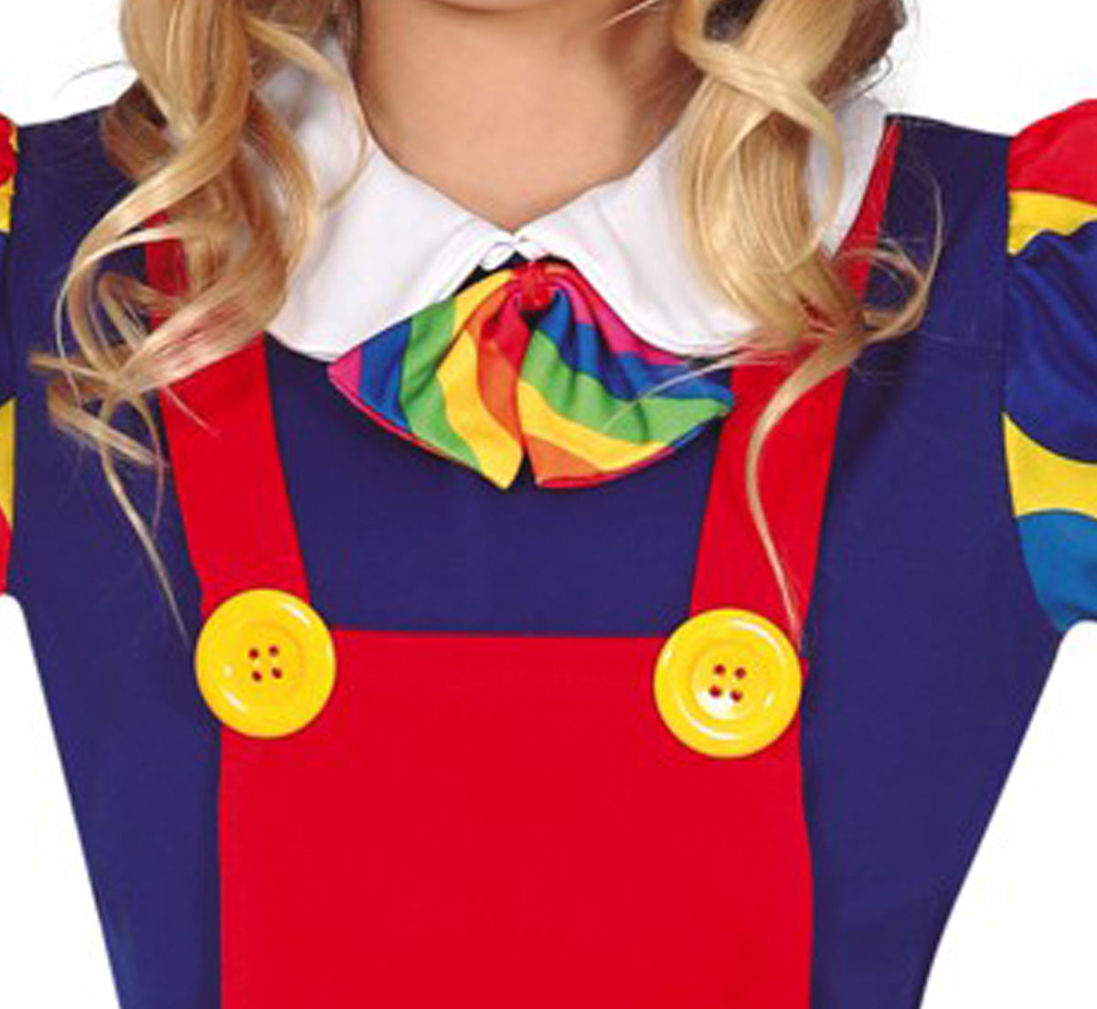 Costume Clown Abito Travestimento da Pagliaccio Carnevale Cosplay Feste in Maschera - 7750