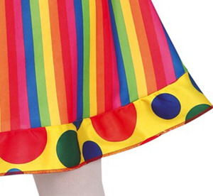 Costume Clown Abito Travestimento da Pagliaccio Carnevale Cosplay Feste in Maschera - 7750