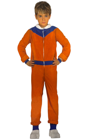 Costume Ninja Tuta Arancione Travestimento Carnevale Cosplay Naruto Feste in Maschera - 7787