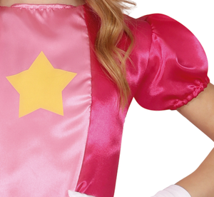 Costume Principessa Stellare Abito Travestimento Carnevale Cosplay Peach Feste in Maschera - 7847