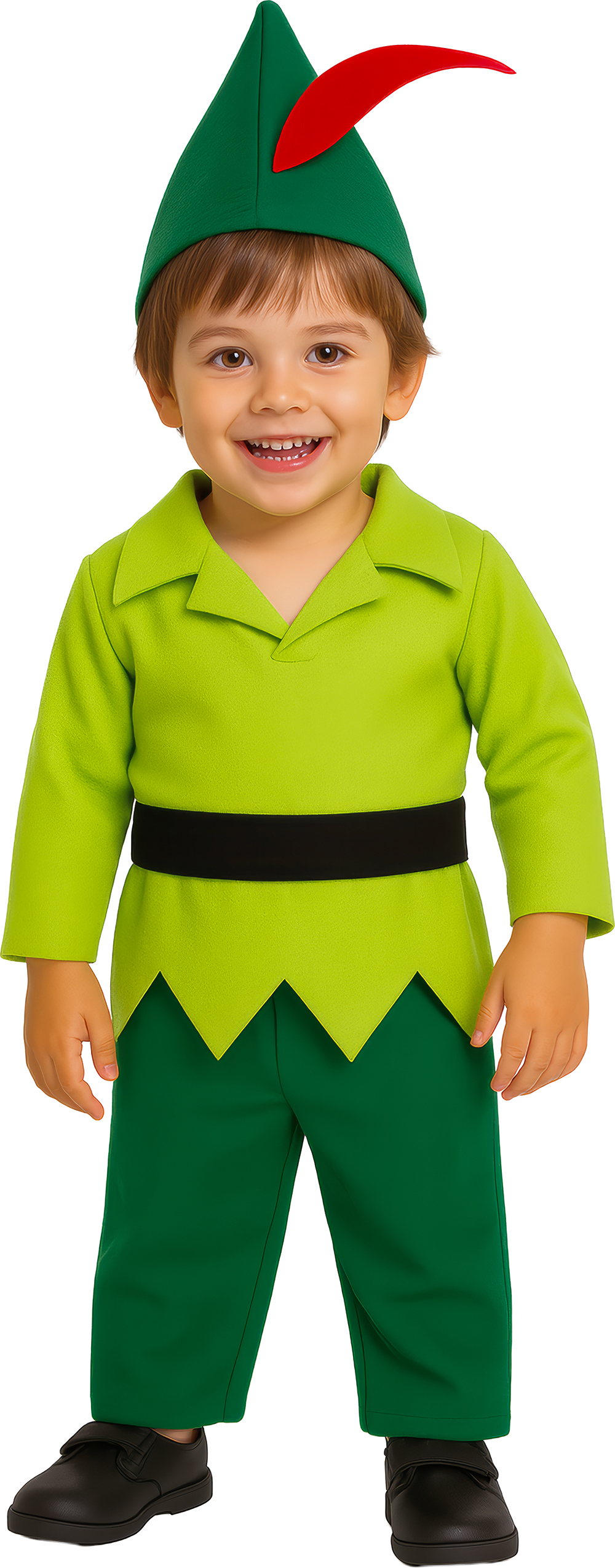 Costume Baby Arciere Travestimento Carnevale Feste in Maschera Cosplay Peter Pan - 8597