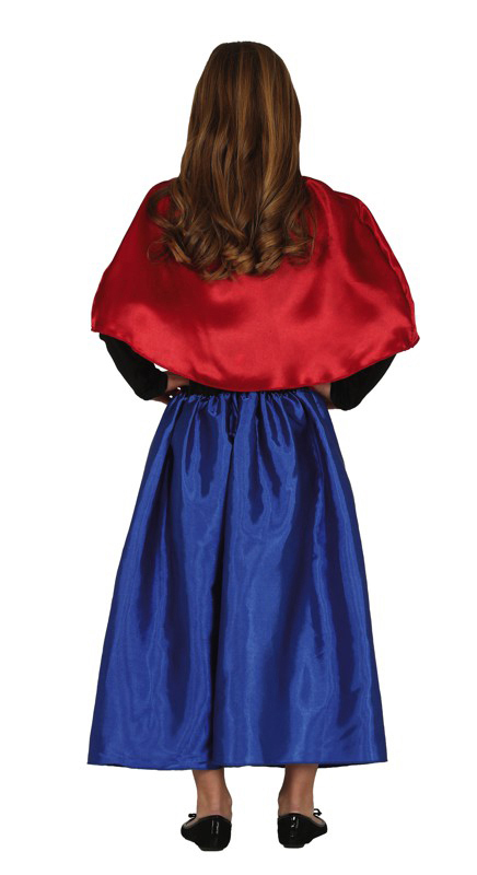 Costume Principessa Abito e Mantello Travestimento Carnevale Feste in Maschera Cosplay Anna Frozen - 8366