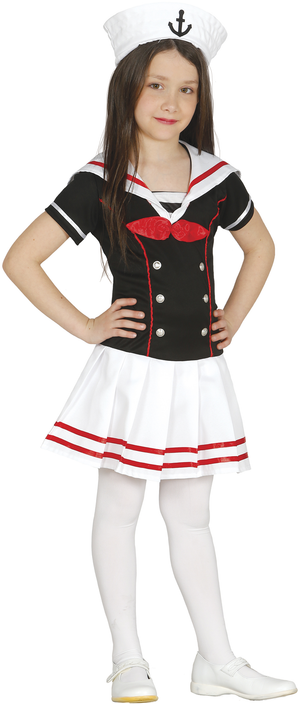 Costume Marinaretta Abito e Cappello Travestimento Carnevale Feste in Maschera Cosplay Sailor - 8593