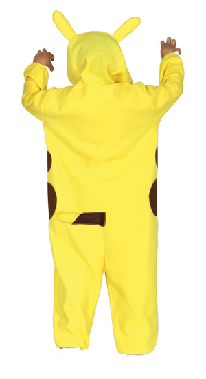 Costume Cincillà Elettrico Tuta con Cappuccio Travestimento Carnevale Feste in Maschera Cosplay Pikachu - 8600